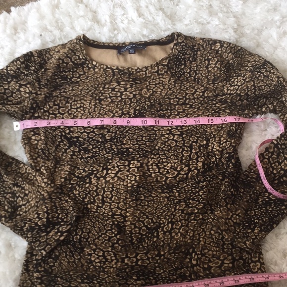 Jones New York Women’s Signatures Animal Print T-Shirt Size Small - Picture 3 of 7